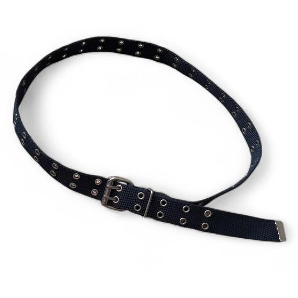 Vintage Y2K Navy Double Grommet Belt